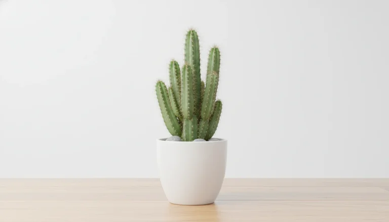 একটি টবে রাখা সতেজ ফেইলি ক্যাসেল ক্যাকটাস