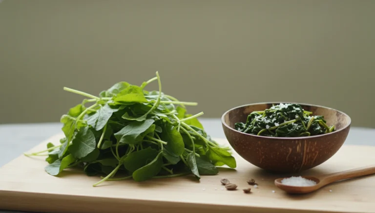 জুড়িতে রাখা তাজা সবুজ বেতো শাক।