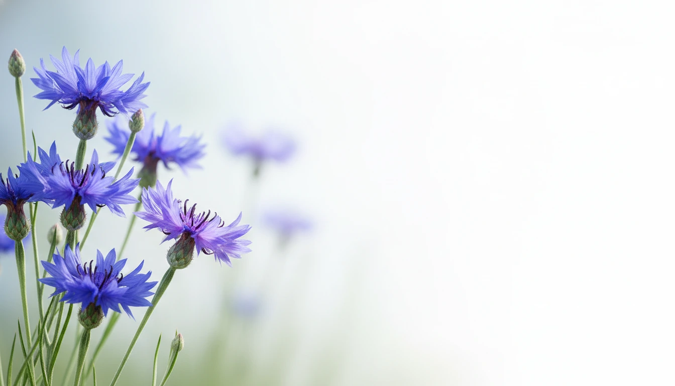 "বাগানে ফুটে থাকা সুন্দর নীল কর্নফ্লাওয়ার। উপযোগী উজ্জ্বল নীল কর্নফ্লাওয়ার ফুল।