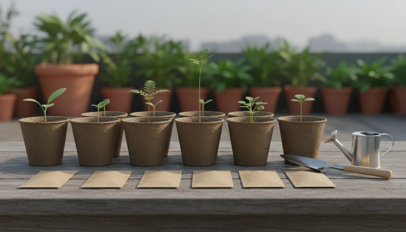 "ফেব্রুয়ারি মাসে ছাদবাগানে রোপণযোগ্য ৭টি গাছ ও বীজ বপনের প্রস্তুতি।