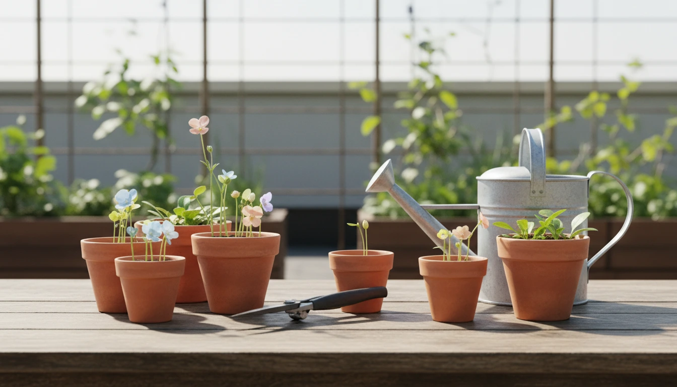 ফেব্রুয়ারি মাসে ছাদ বাগানের রক্ষণাবেক্ষণ ও গাছের পরিচর্যা।