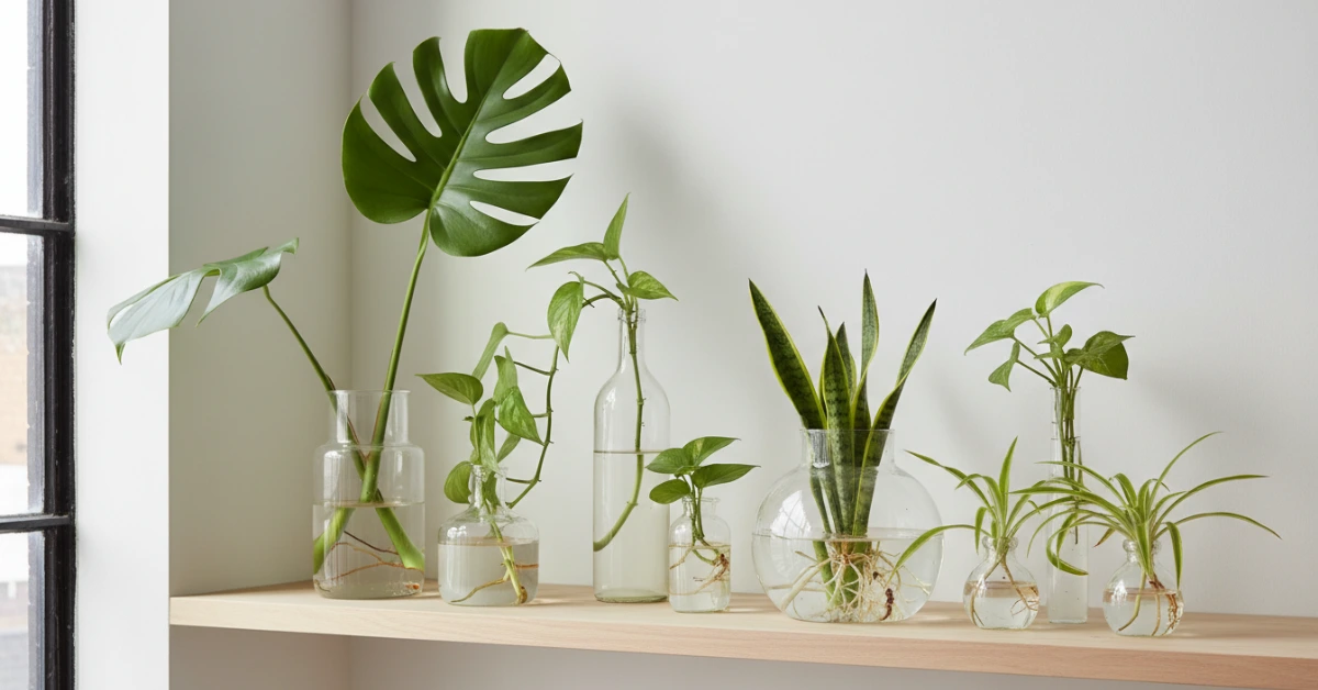 ইনডোর প্লান্ট যা পানিতেই গ্রো হয়